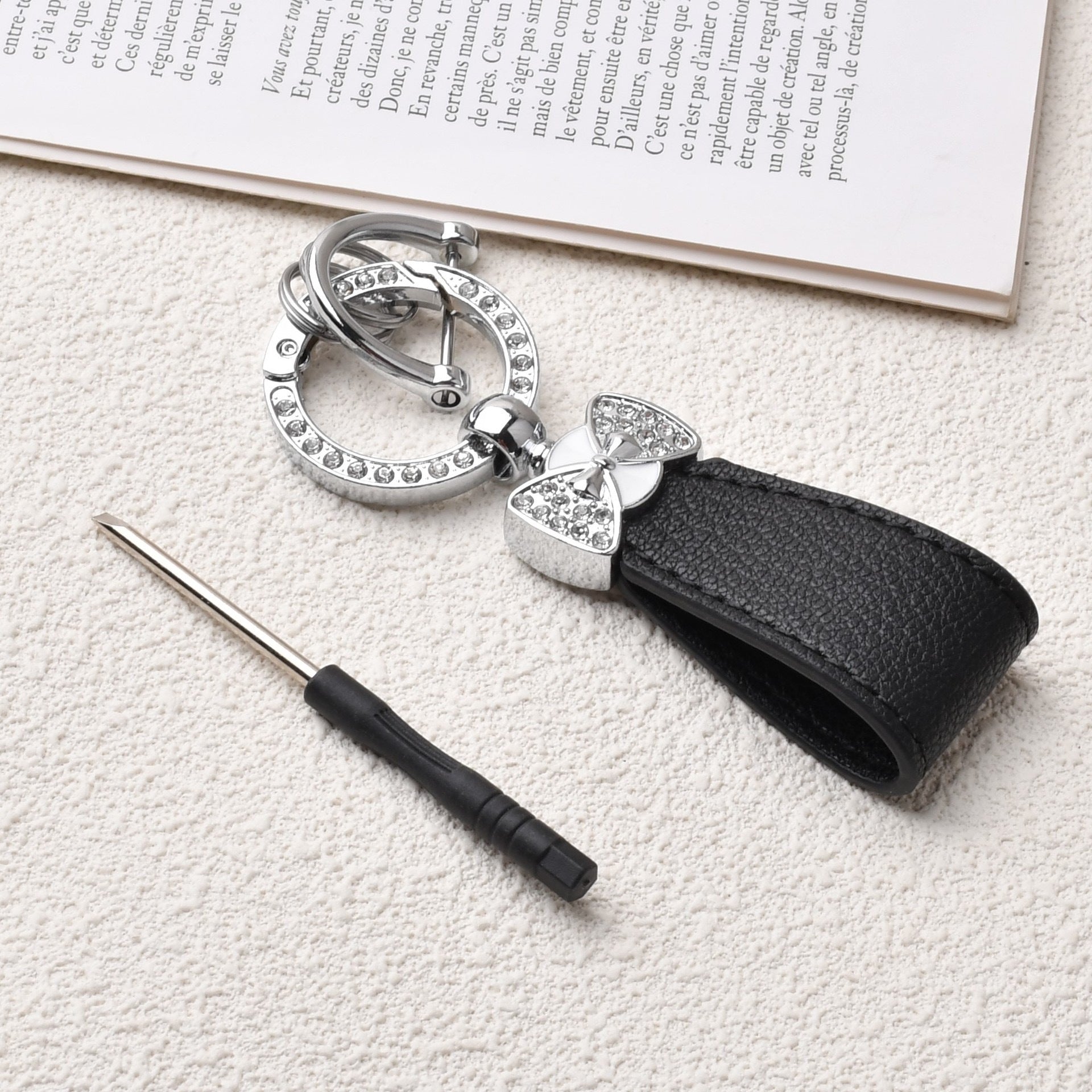 Wholesale Diamond Bow Bracelet Keychain